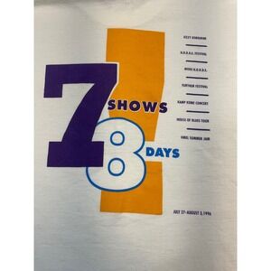 Vintage 1996 Shoreline Amphitheatre Crew T Shirt Ozzy Furthur Grateful Dead XL